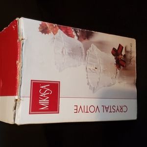 NIB Mikasa Votive candle holders